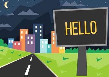 Free Billboard Vector - vector gratuit #405563